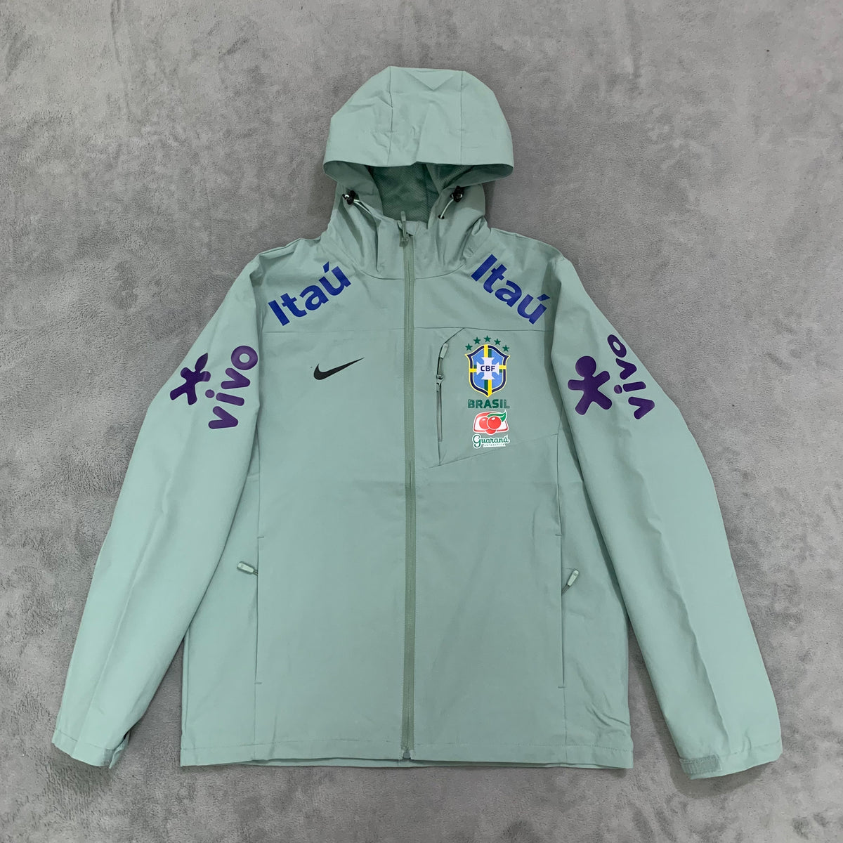 Mint Green Brazil Nike Windbreaker