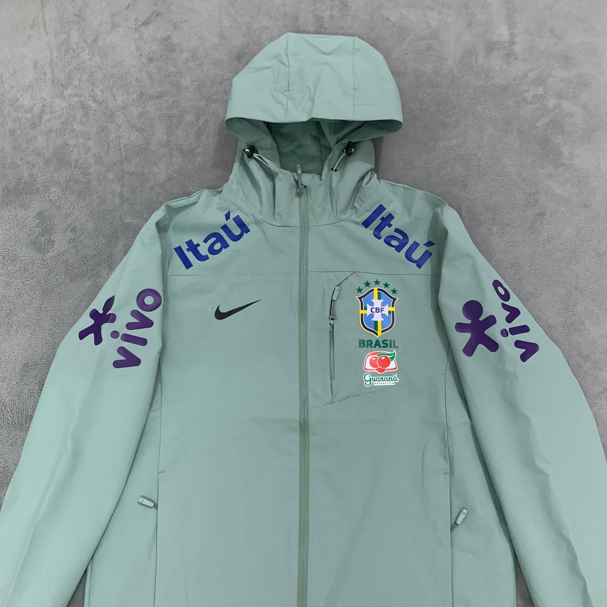 Mint Green Brazil Nike Windbreaker